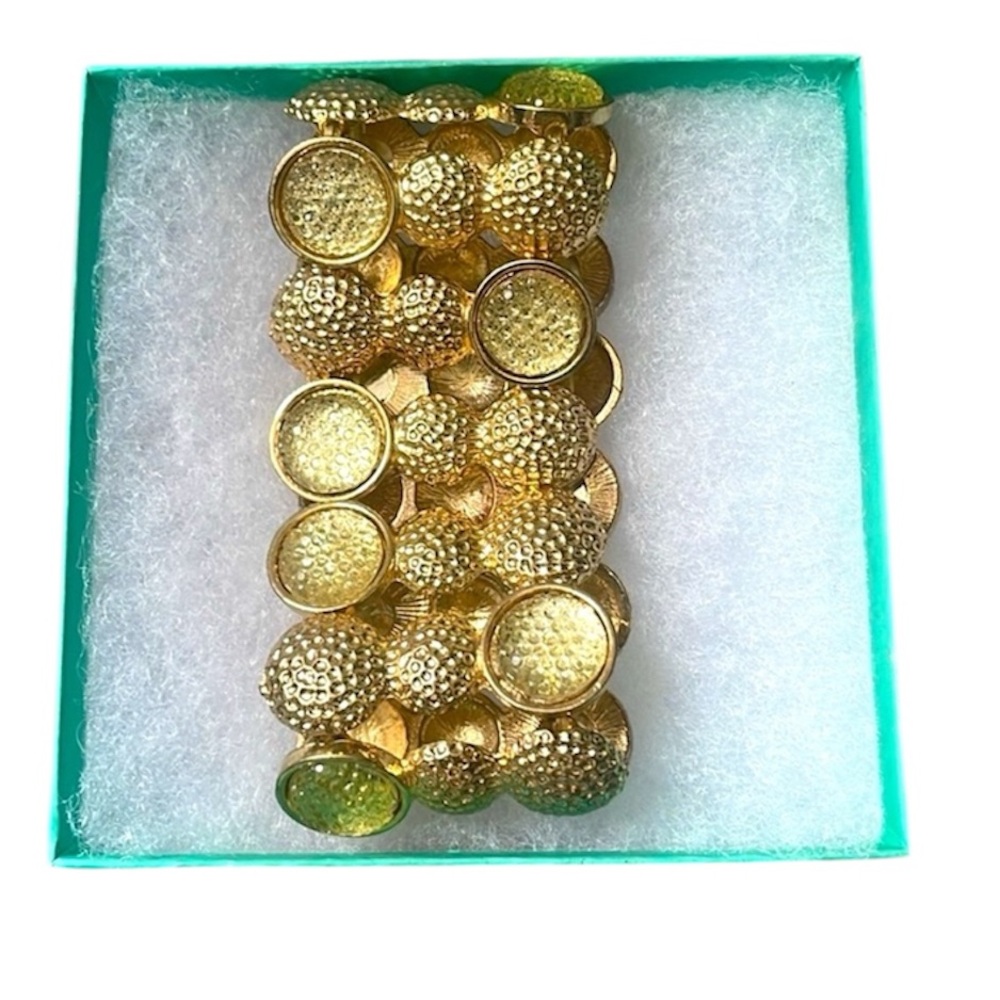 Intricate Gold Filigree Bracelet